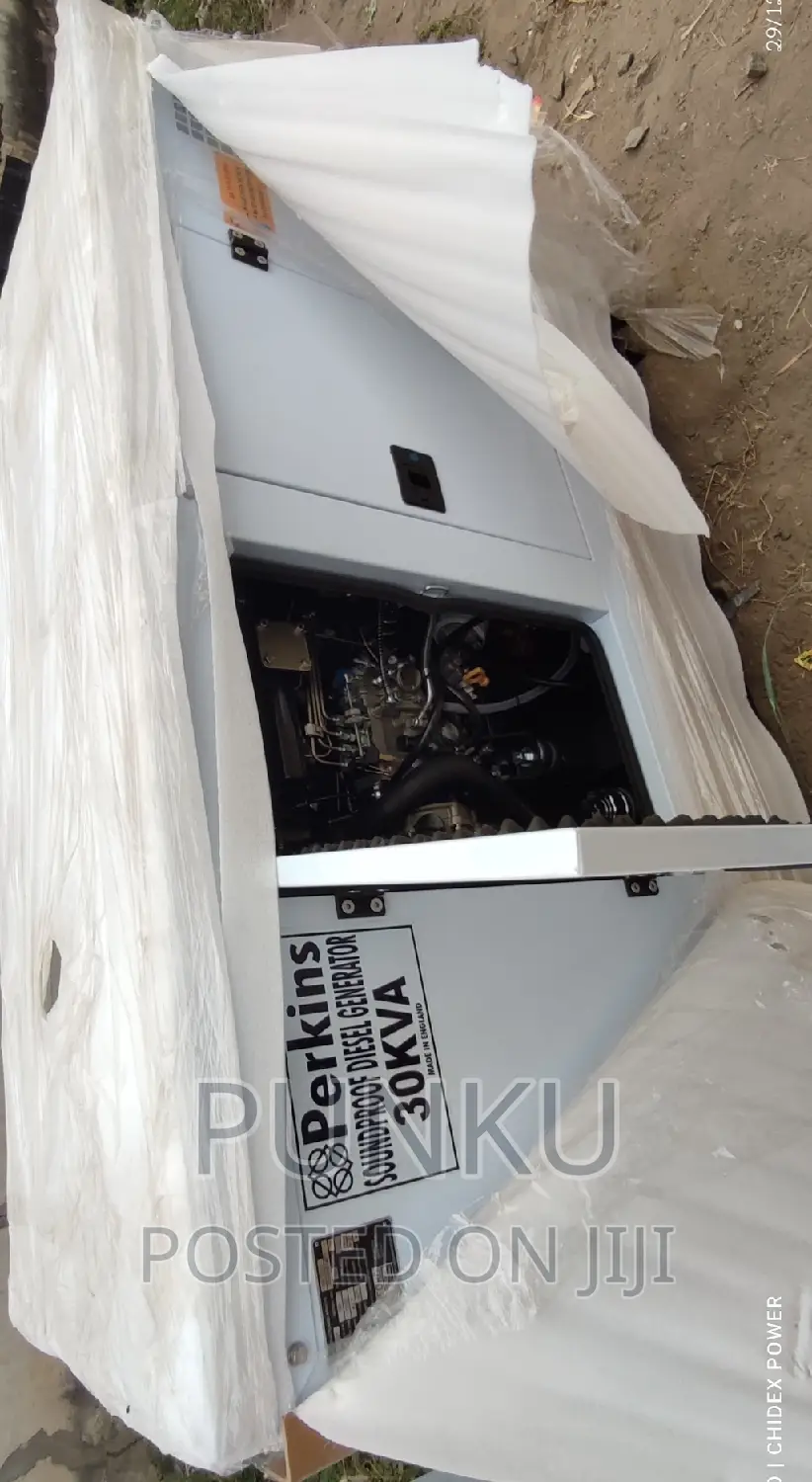 30 Kva Low-Noise Perkins Power Gen With Pure Copper Coil