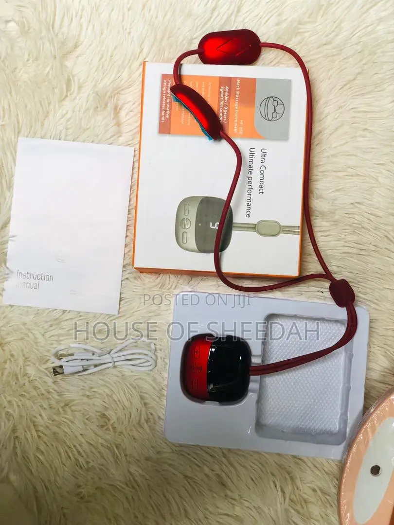 Rechargeable Portable Pendant Neck Cervical Spine Massager