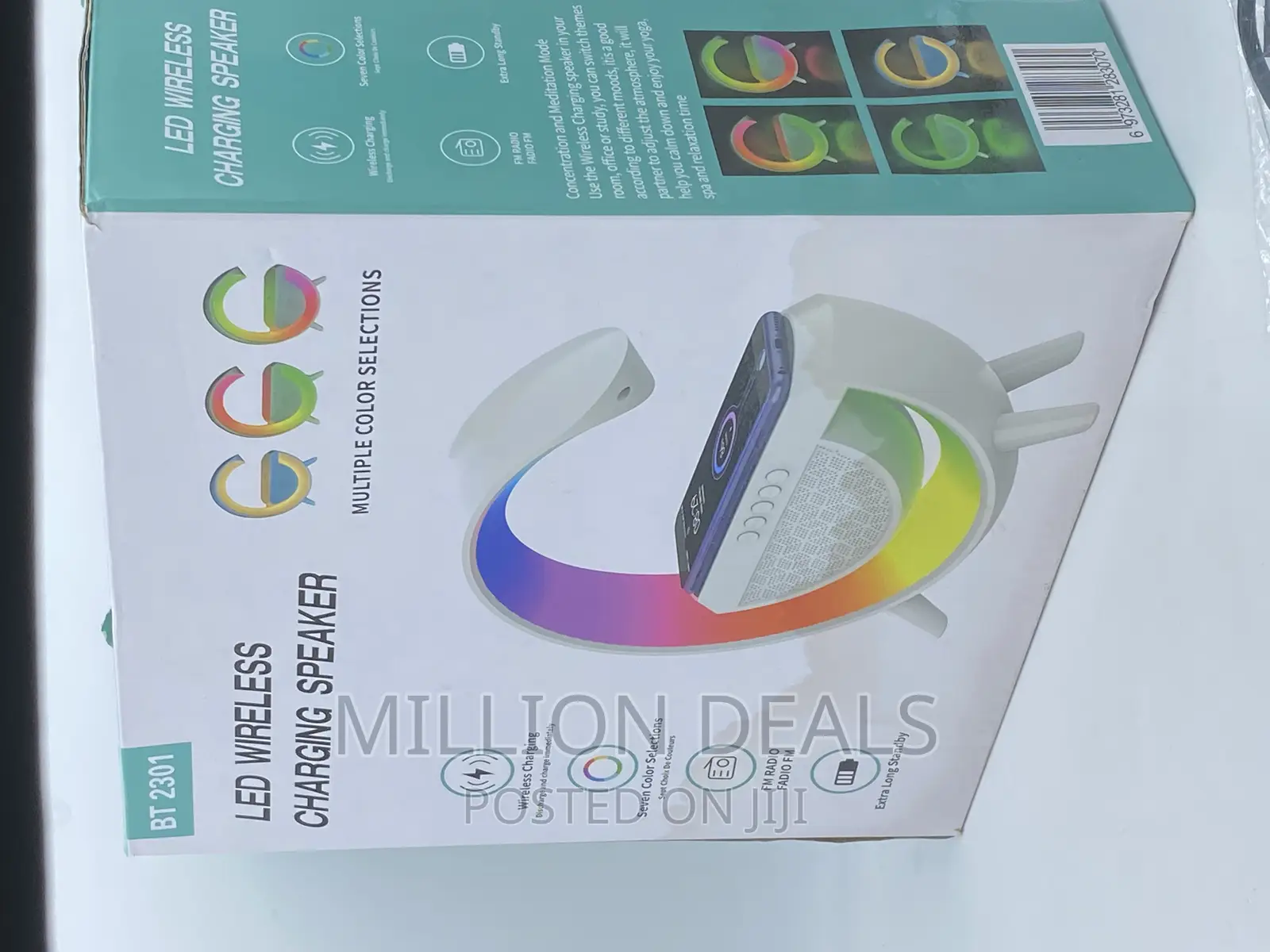 Smart Led Wireless Charging Speaker
