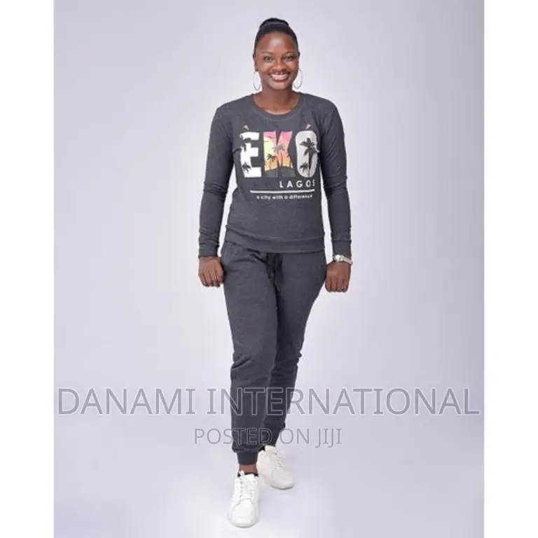 Danami Women's Eko Lagos Sweatshirt With Joggers Up Down