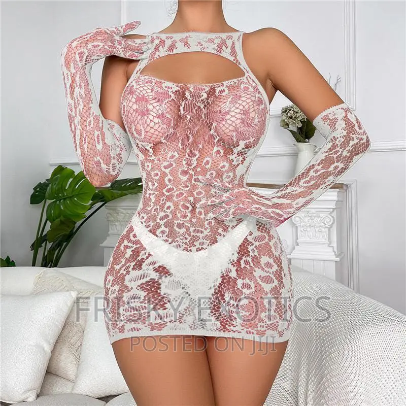 Sexy Lingerie Gown With Hand Gloves