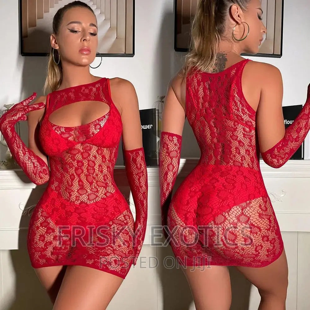 Sexy Lingerie Gown With Hand Gloves