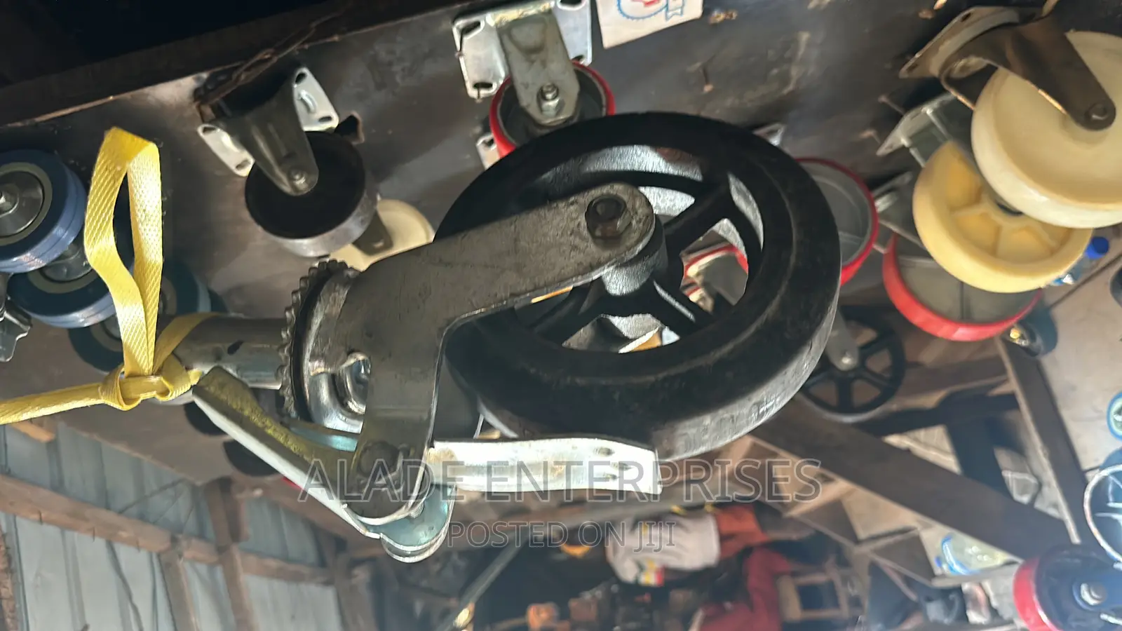 8" X 2" Scaffold Caster Wheels Set of 4 1 3/8" Tube Size