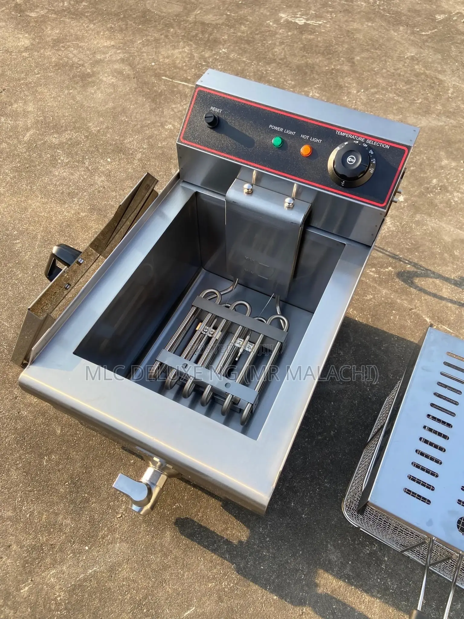 Single Stainles 12l Deep Fryer/Electric Table Top Deep Fryer