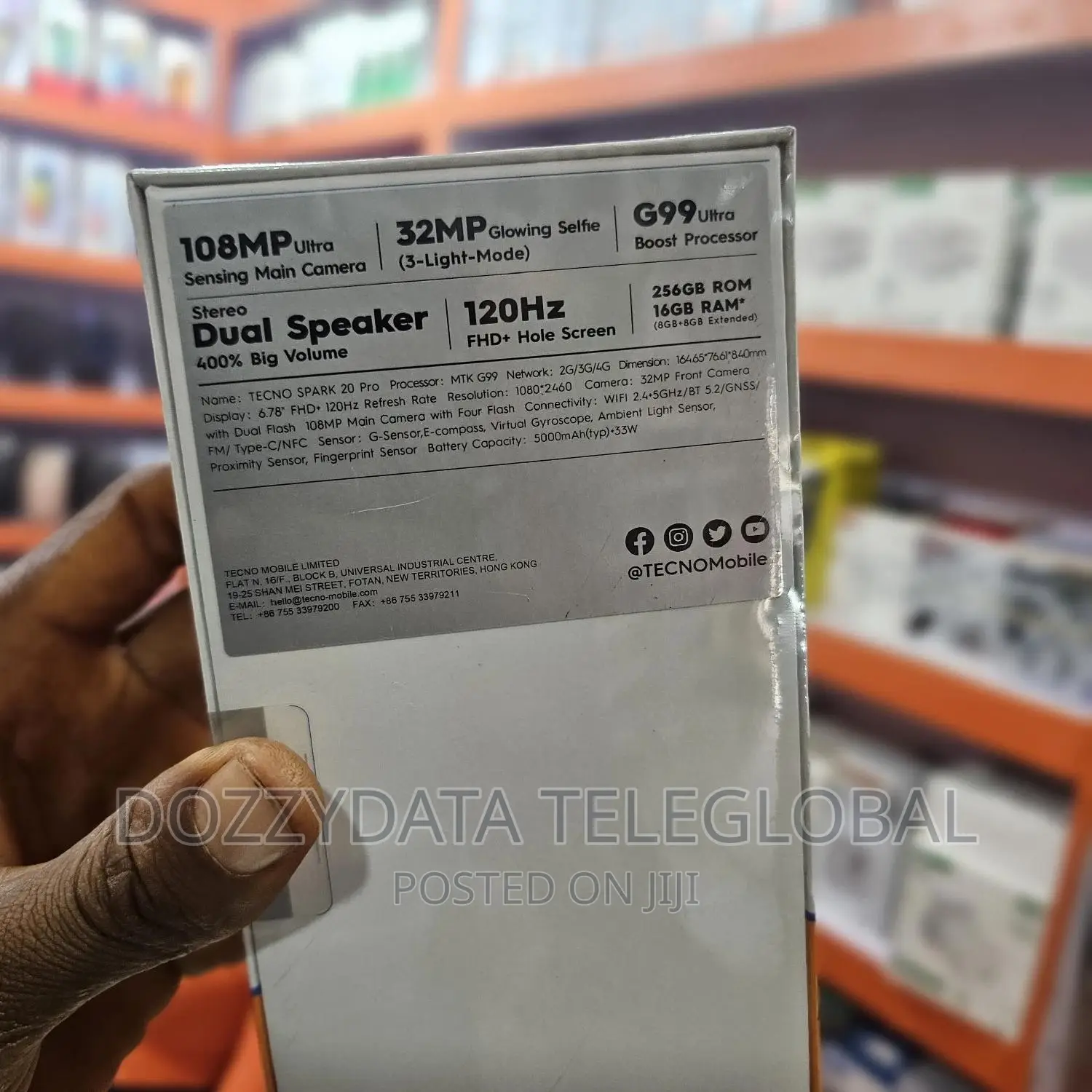 New Tecno Spark 20 256 GB
