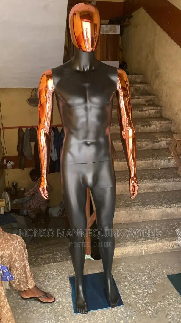 Male Black And Rose Gold Full Mannequin For Display