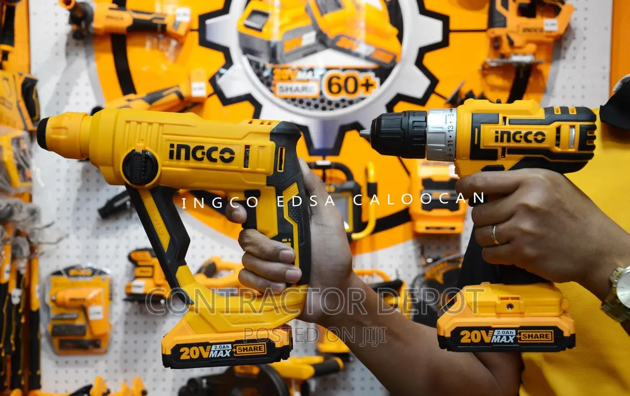 Ingco Cordless Drill and Cordless Rotary Hammer Combo KIT