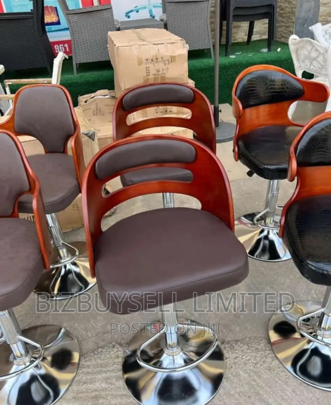 Bar Stool With Adjustment.