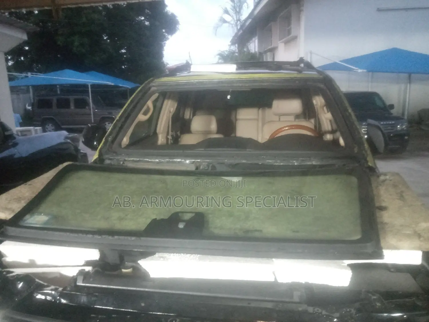 Bulletproof Vehicle Windshield Glass B6