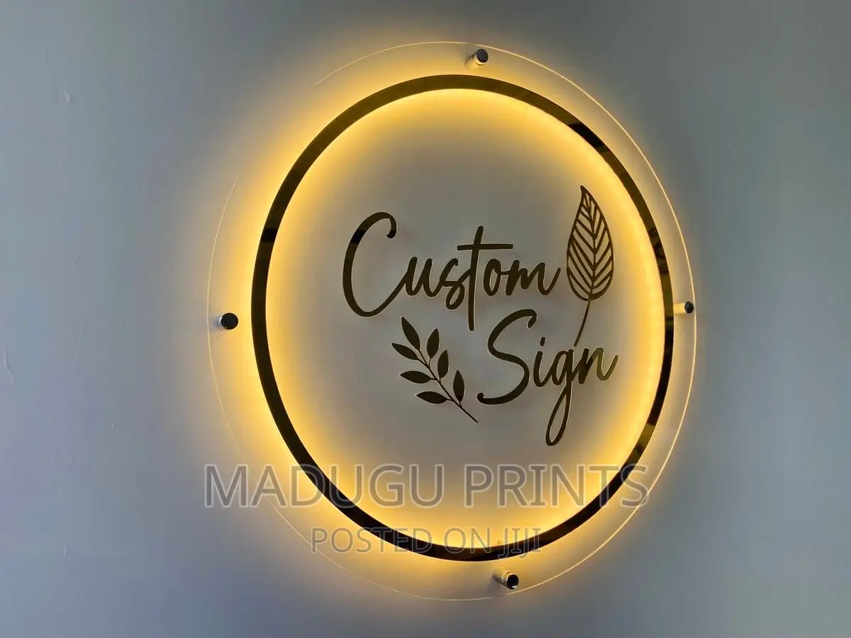 Printing of 3D Signage