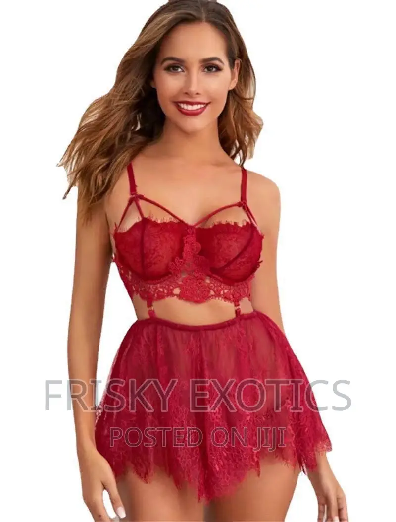 Layered Garter Lingerie Set