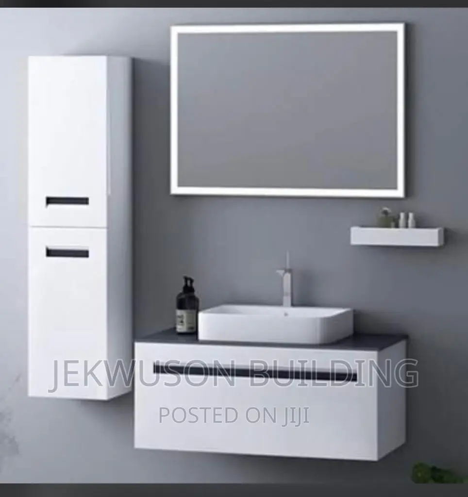 Luxury Cabinet Wash Hand Basin With Mirror.