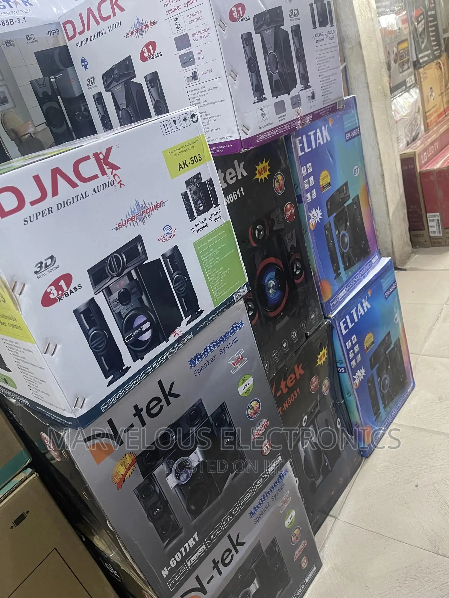 Brand New D Jack /E-tek /Entak Sound System System