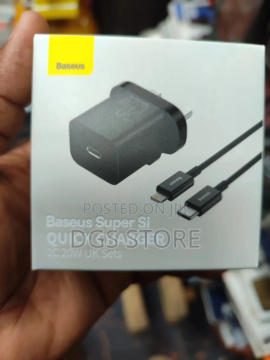 Baseus Super Si Quick Charger 1c 20w UK Sets