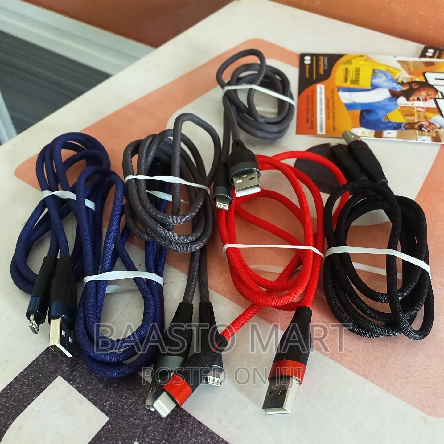 1 Metre Long Indestructible USB Cables