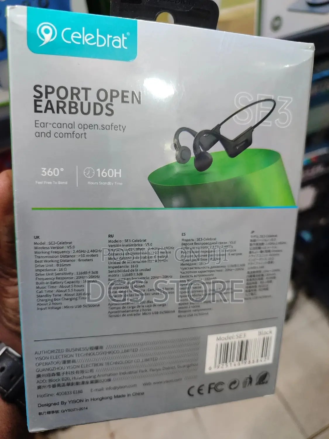 Celebrat Se3 Sport Open Earbuds Bluetooth