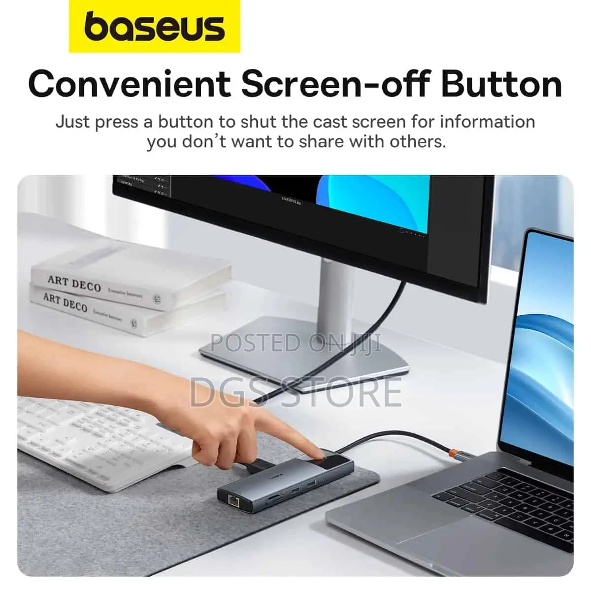 Baseus at 60HZ Clarity Ultrajoy Series 10 Port Hub