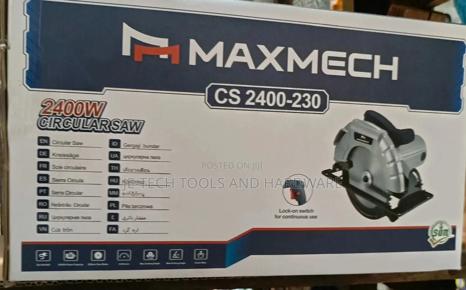 MAXMECH Circular Saw Machine - 9 Inches - 2400W