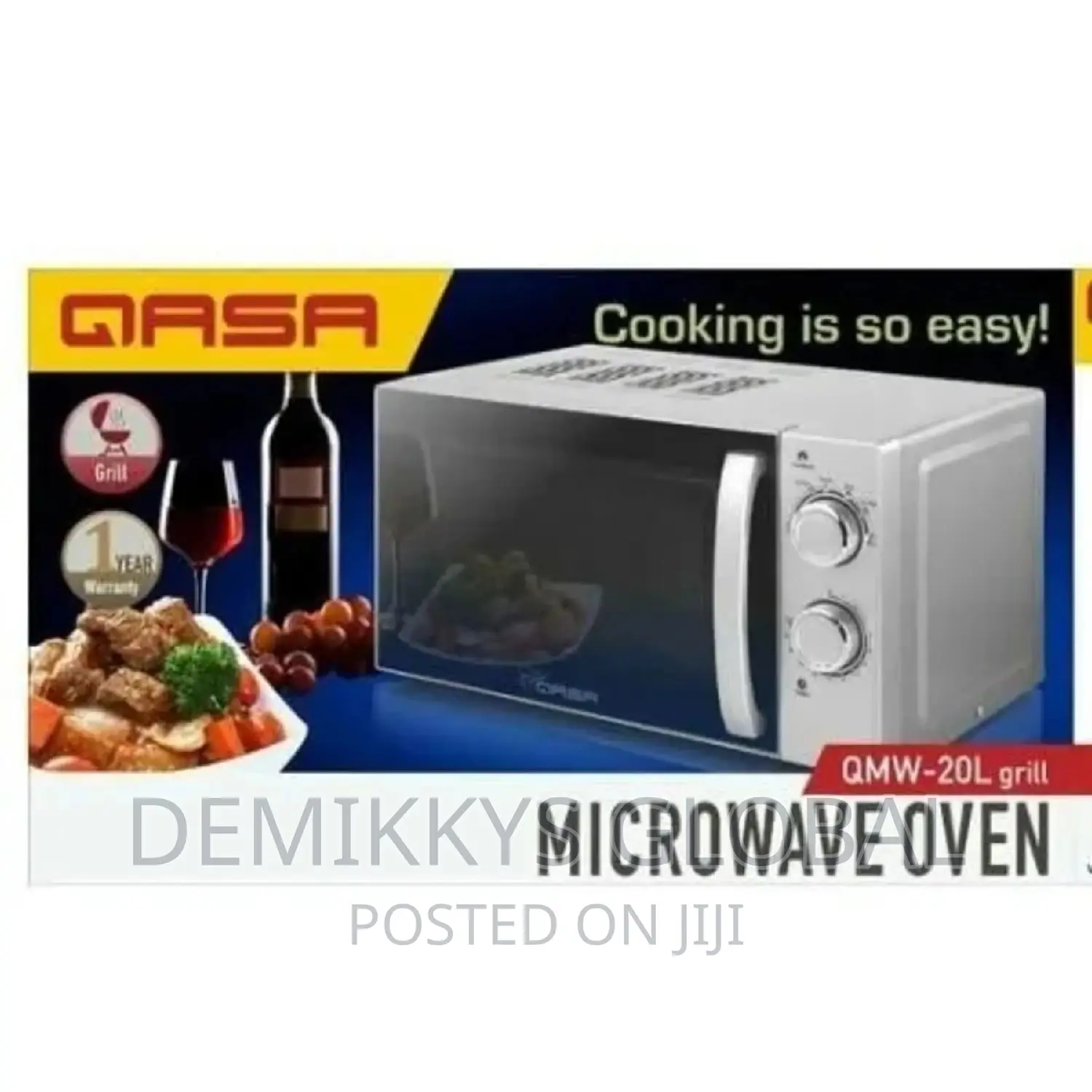 Qasa Microwave Oven + Grill 20l