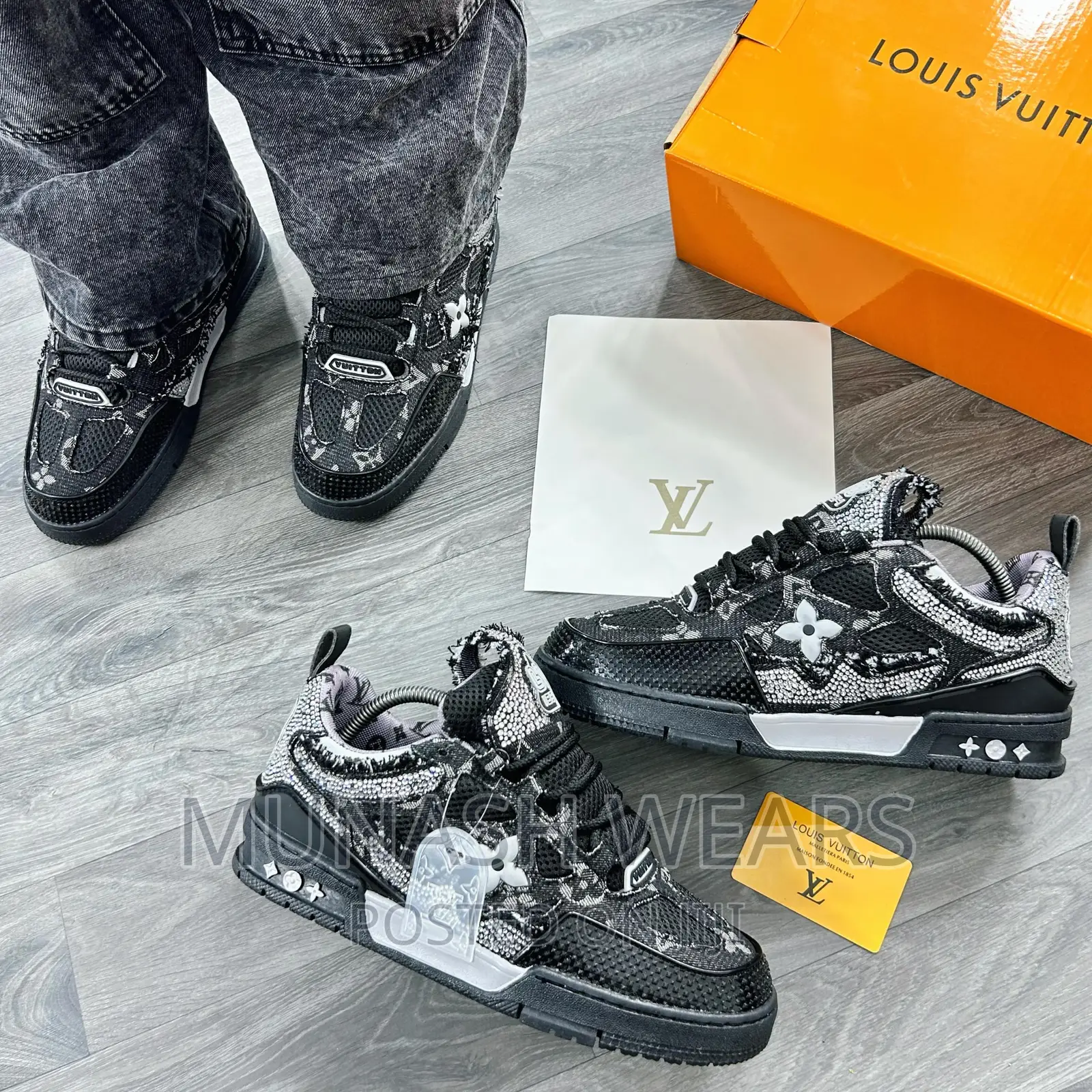 Luxury Louis Vuitton Camo Rugged