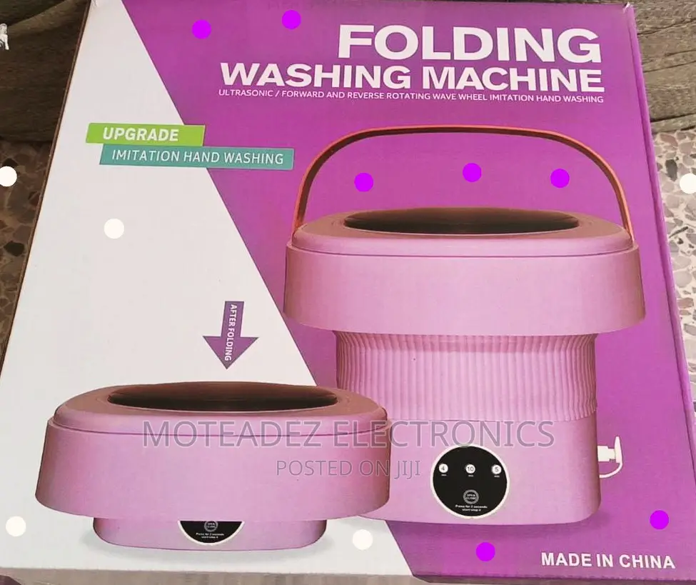 Mini Foldable Single Tub Automatic Washing Machine With Spin