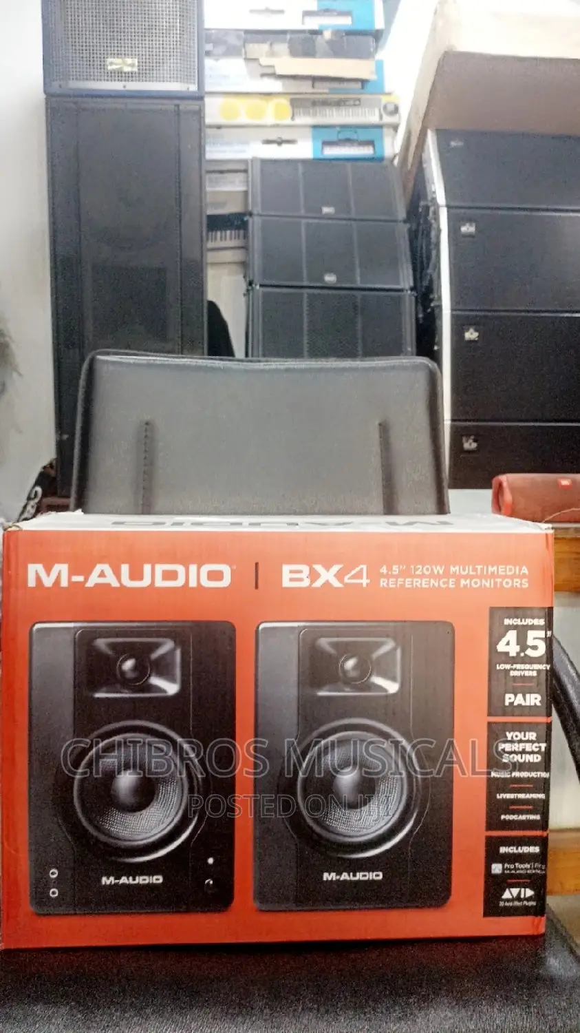 M-Audio BX4 Studio Monitor Speakers – Pair