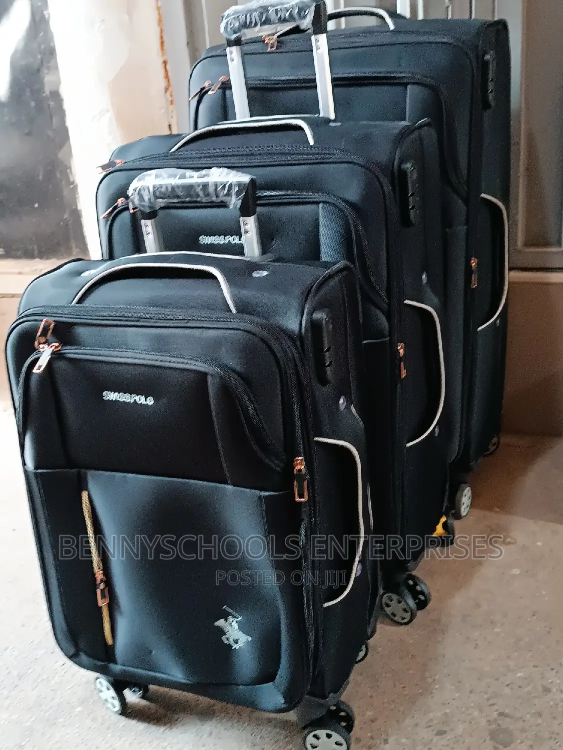 Set of 3 in 1 Swiss Polo Travelling Luggage Boxes