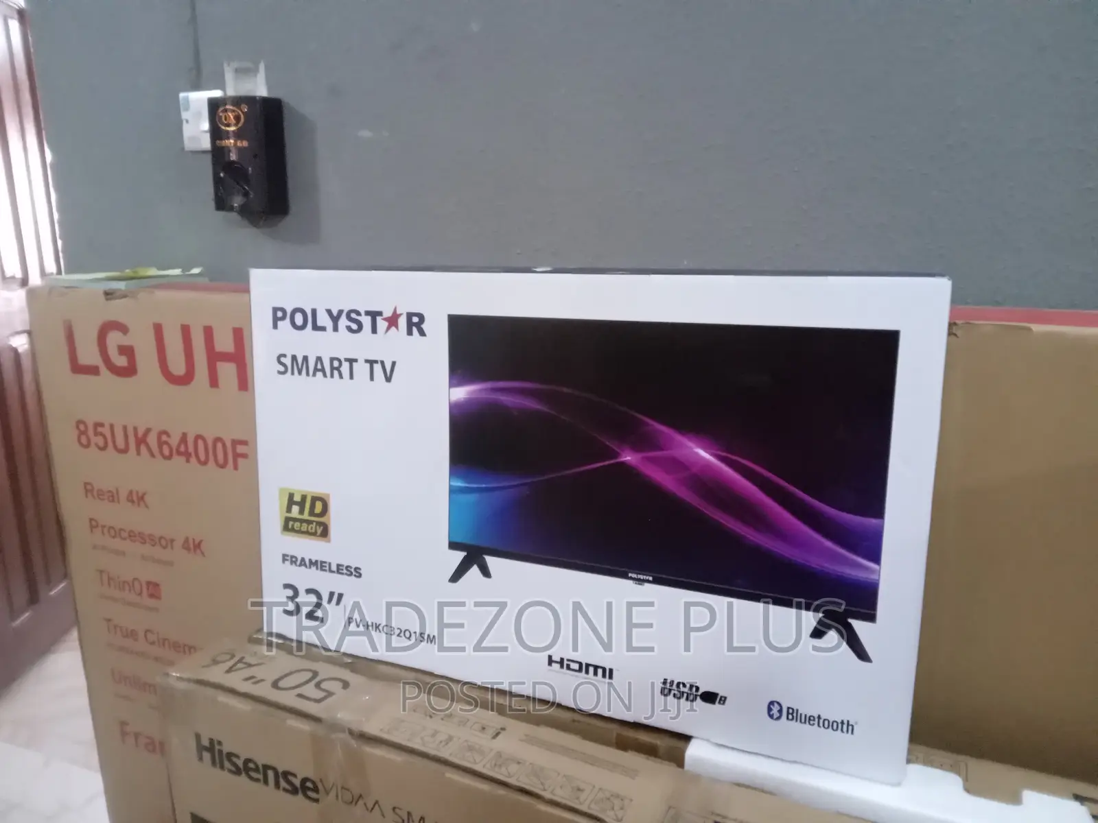 Polystar 32'' Smart TV With Bluetooth-Pvhkc32q1sm