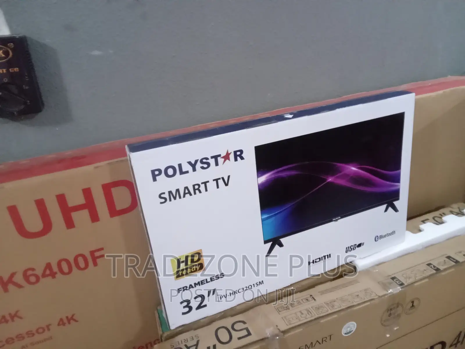 Polystar 32'' Smart TV With Bluetooth-Pvhkc32q1sm