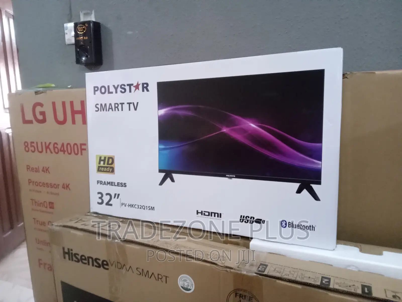 Polystar 32''smart TV With Netflix-Pvhkc32q1sm