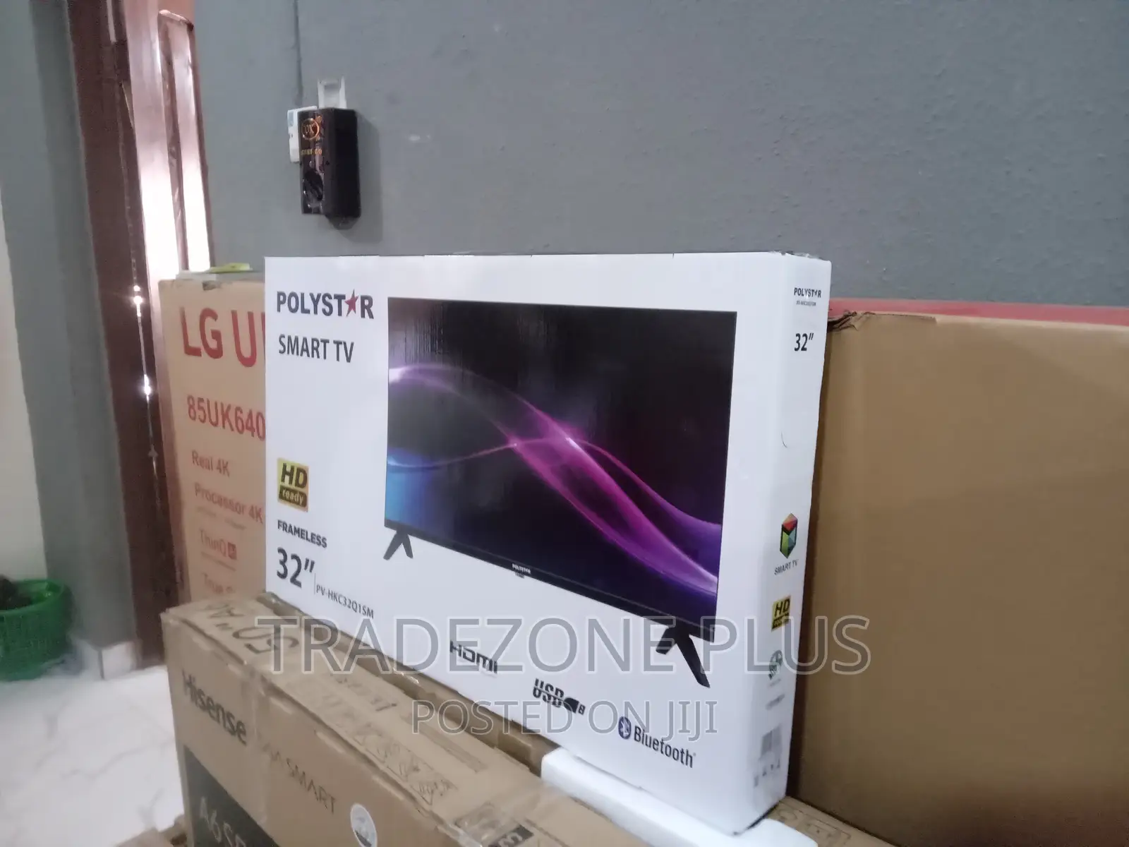 Polystar 32'' Smart Tv+Netflix+Youtube-Pvhkc32q1sm