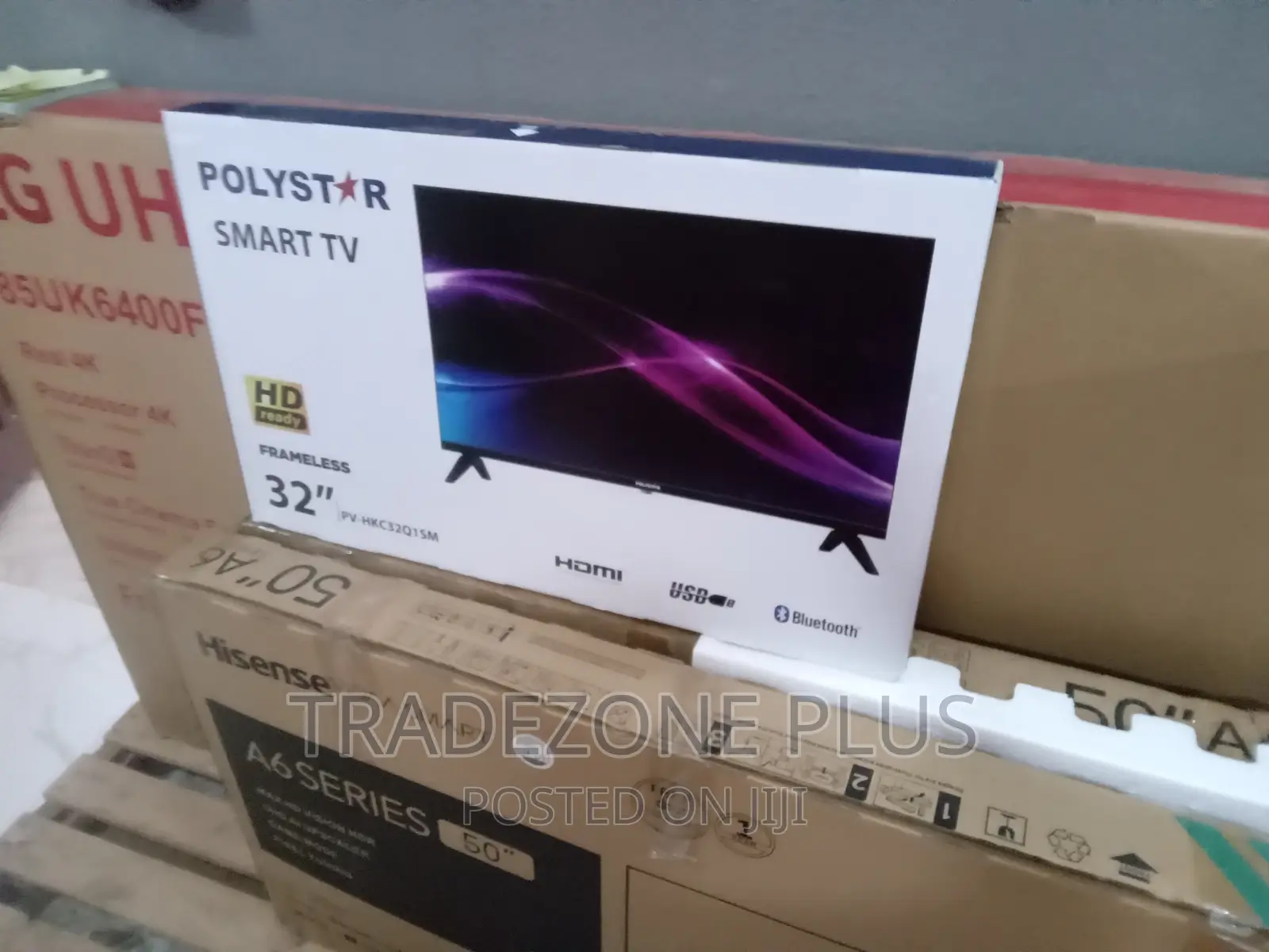 Polystar 32'' Smart Tv+Netflix+Youtube-Pvhkc32q1sm