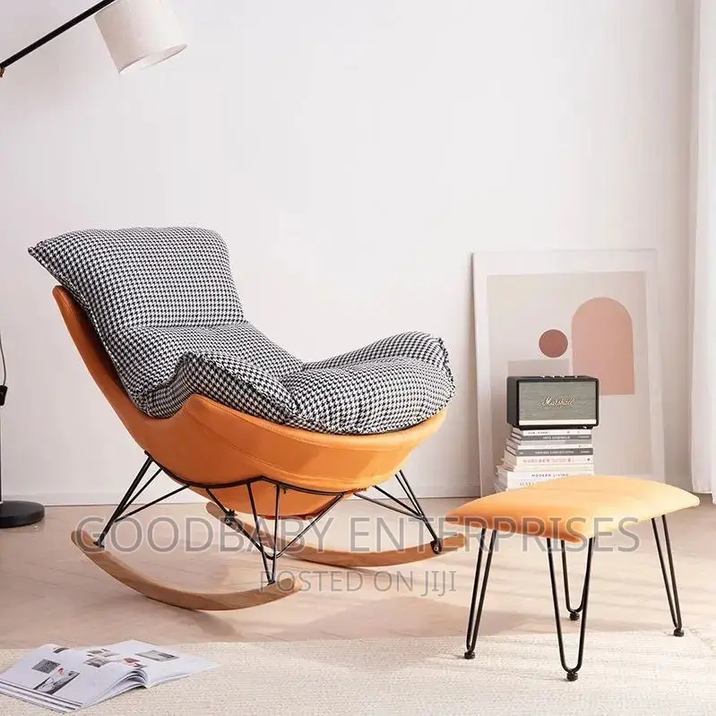 Rocking Chair With Stool
