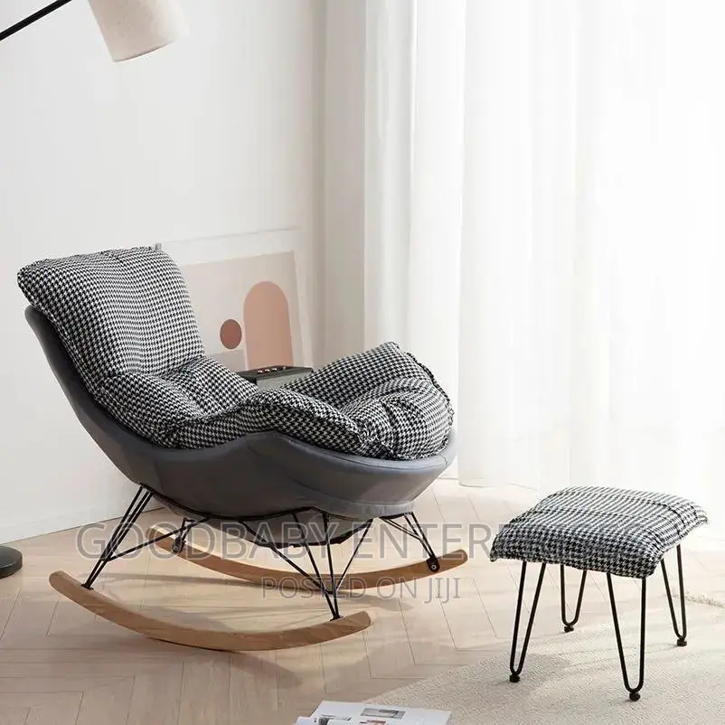 Rocking Chair With Stool