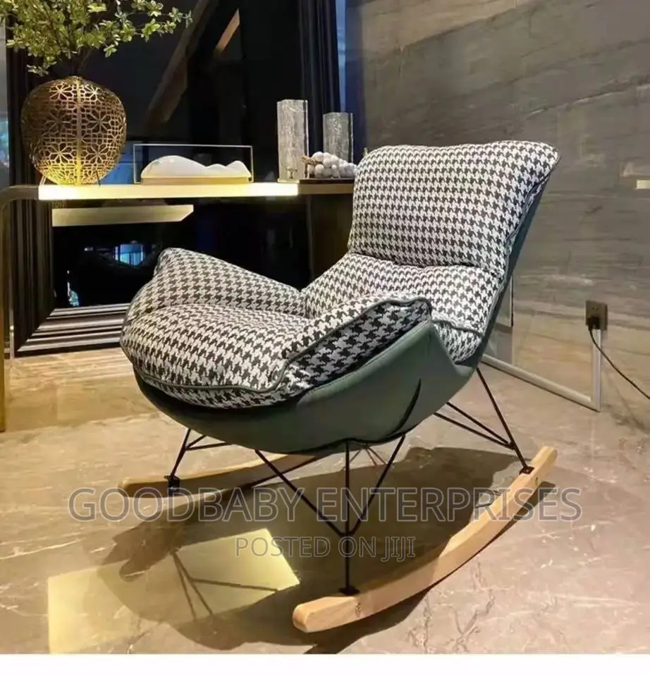 Rocking Chair With Stool