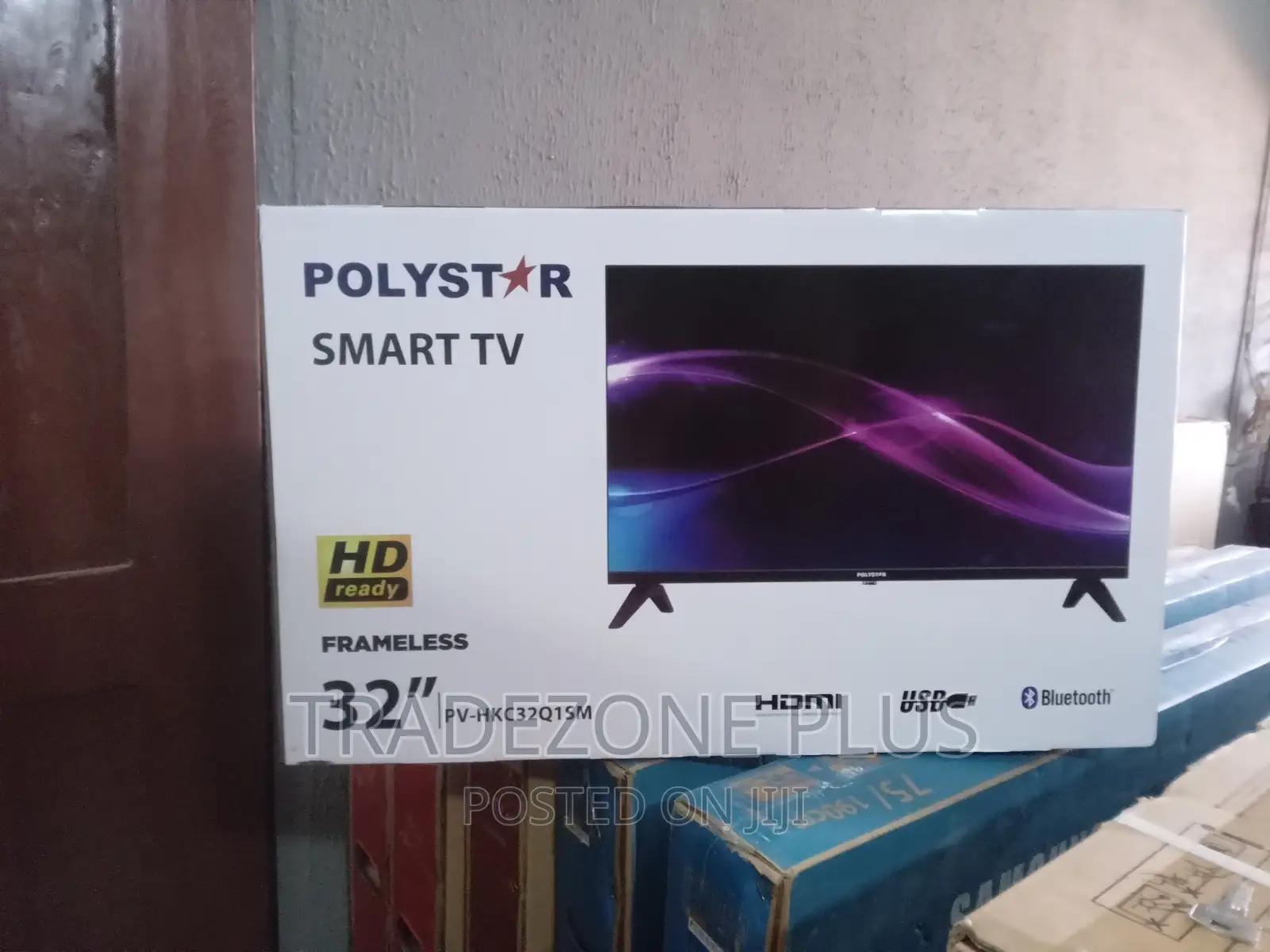 Polystar 32 Inch Smart Tv+Youtube+Netflix-Pvhkc32q1sm