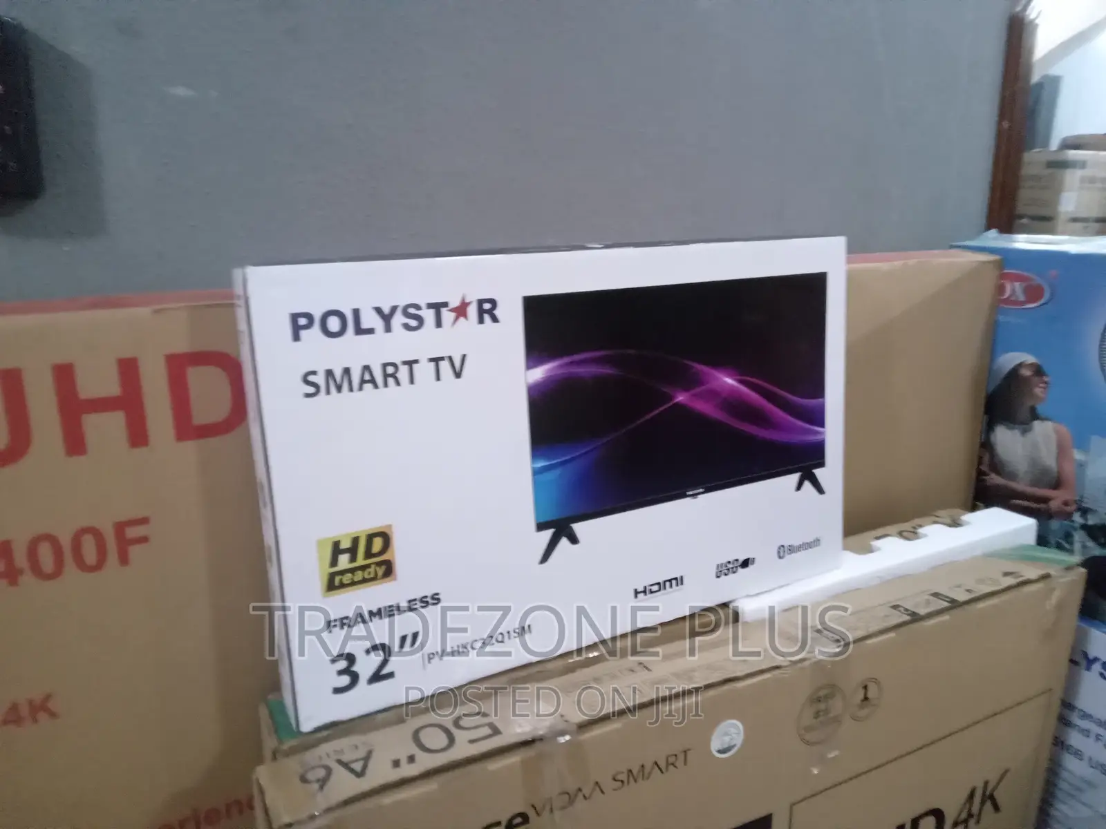 Polystar 32 Inch Smart TV With Bluetooth-Pvhkc32q1sm