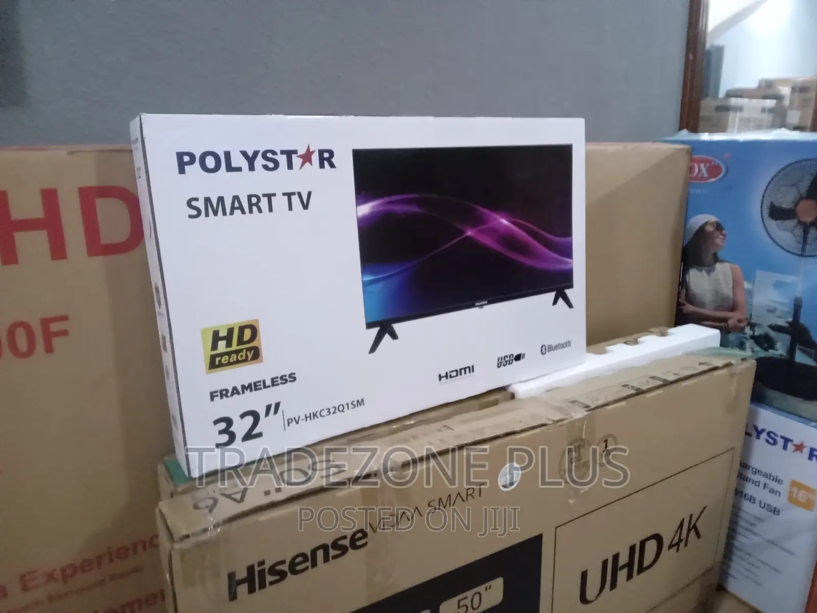 Brand New Polystar Smart Television-Pvhrc32q1sm