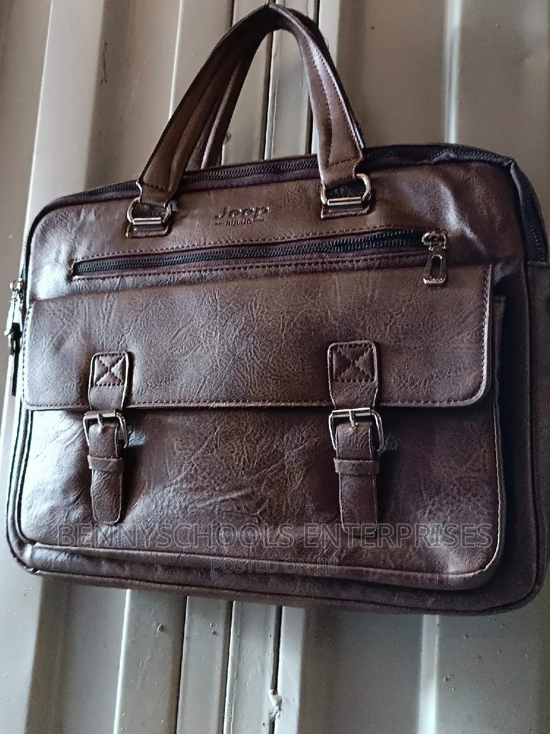 Jeep Leather Office, Laptop, Conference and Business Bag