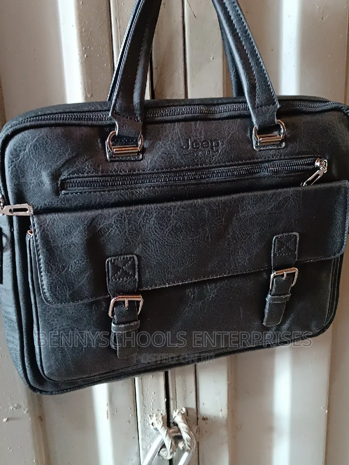 Jeep Leather Office, Laptop, Conference and Business Bag
