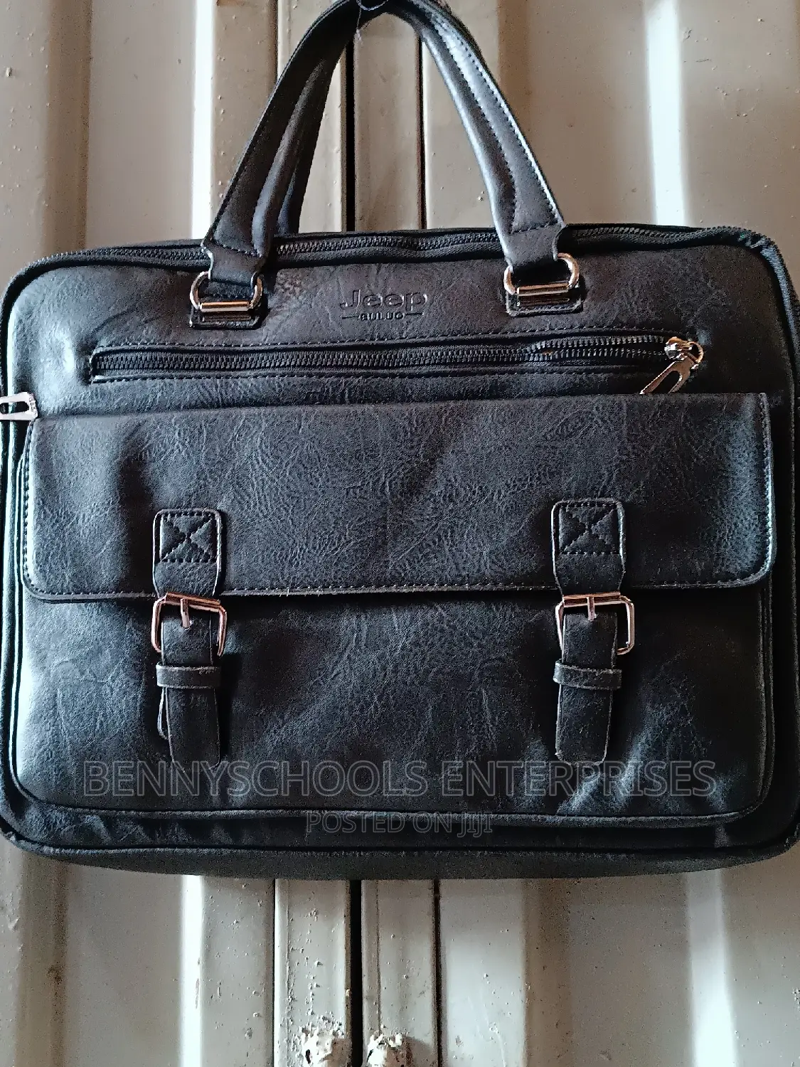 Jeep Leather Office, Laptop, Conference and Business Bag
