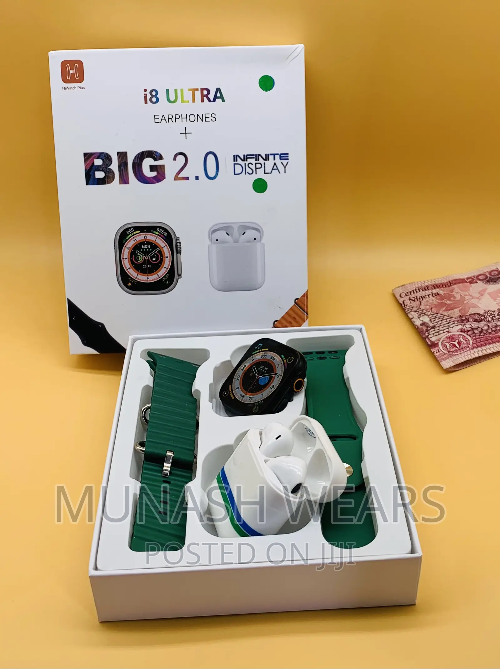Luxury Iwatch With Extra Earpods