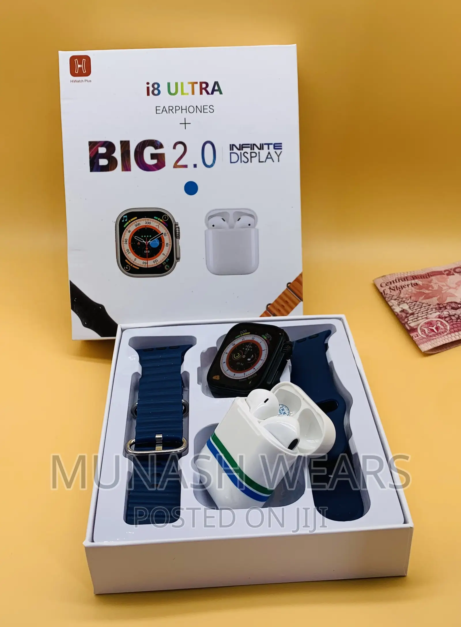 Luxury Iwatch With Extra Earpods