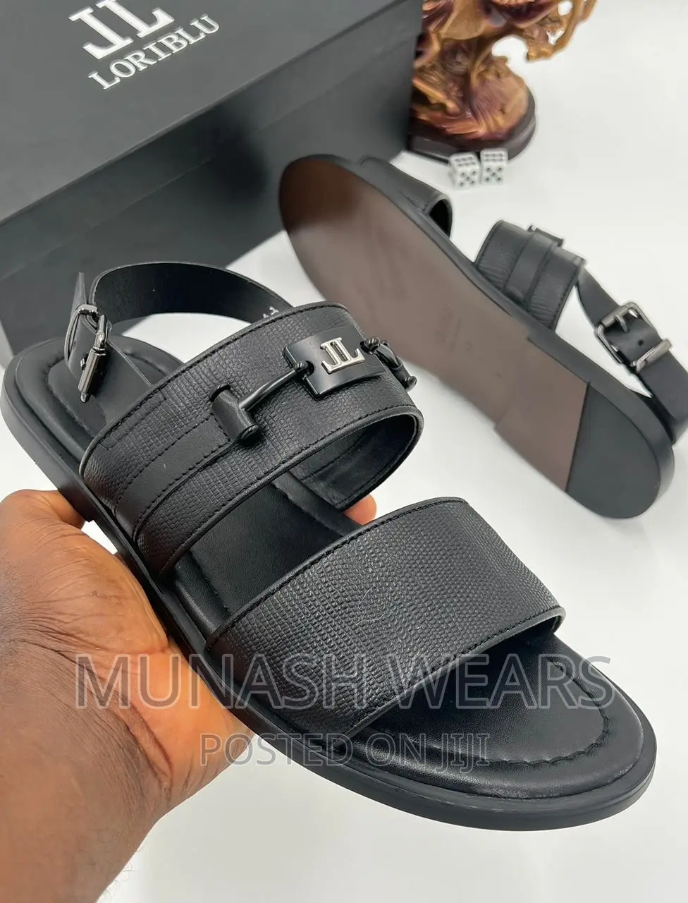 Italian Leather Lori Blu Sandal
