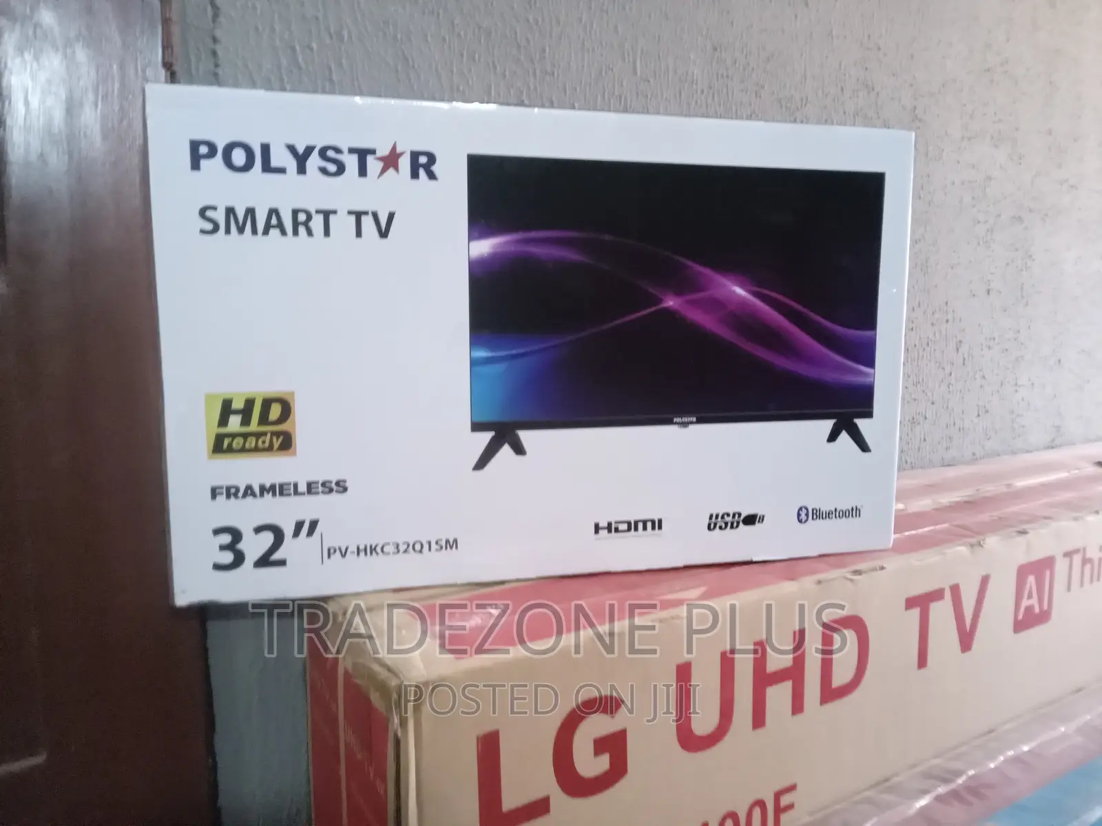 Brand New Polystar 32'' Smart TV With Netflix-pvhkc32q1sm