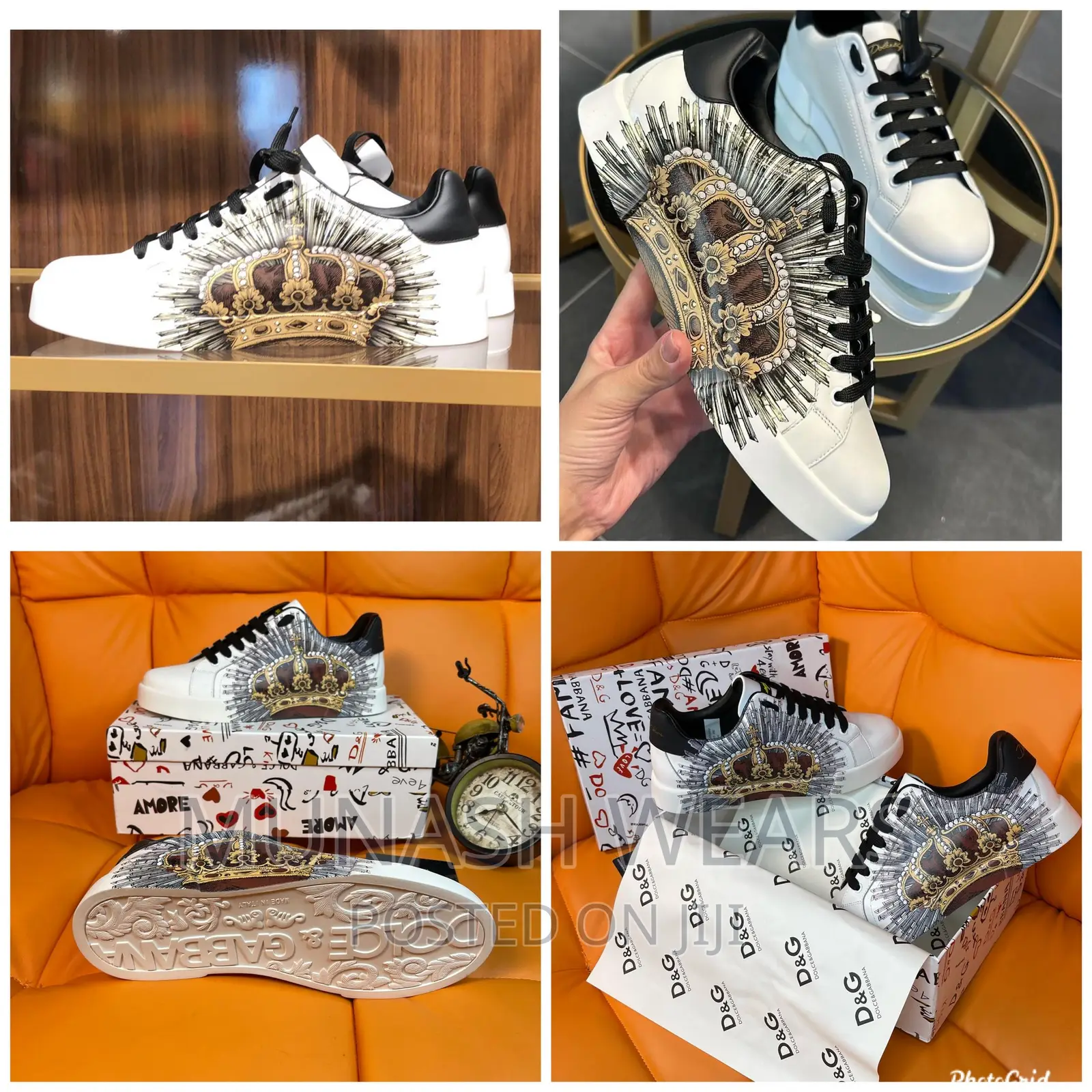 Luxury Original Leather D G Sneakers