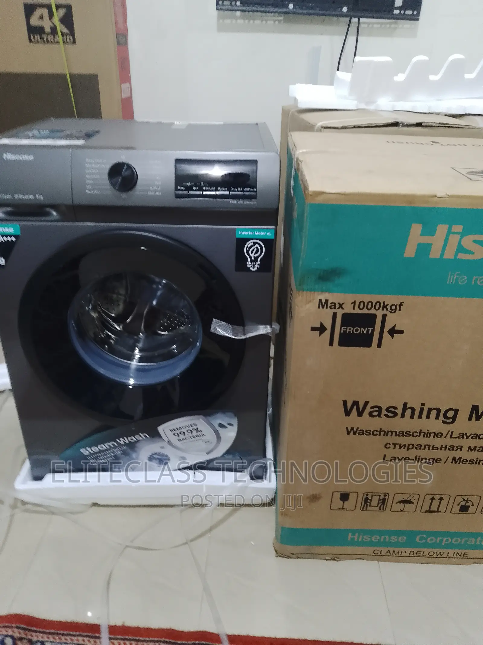Brand New Hisense WFQP8014T 8KG Front Load Washing Machine