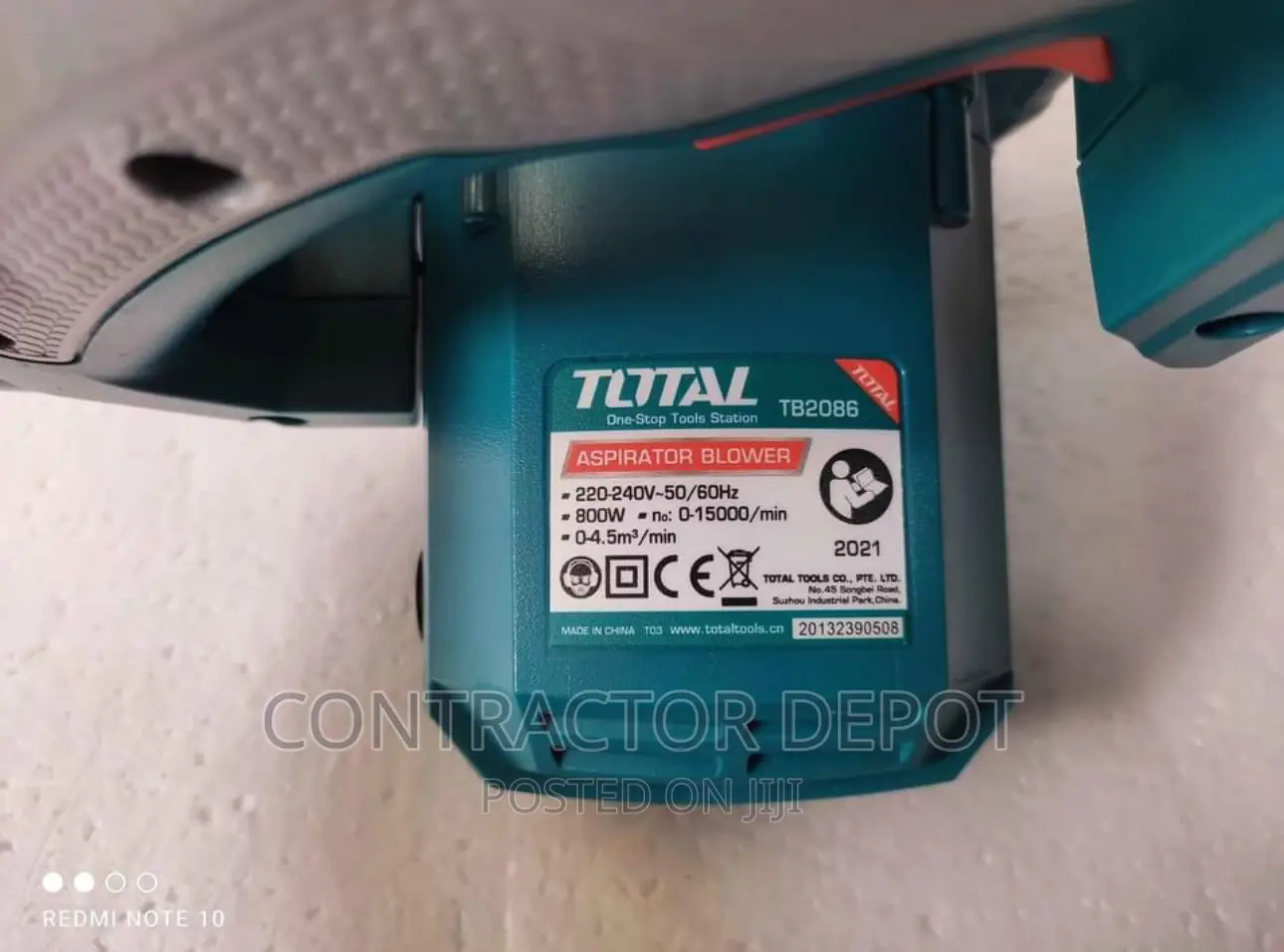 Total Aspirator Blower 800W (Tb2086) Industrial