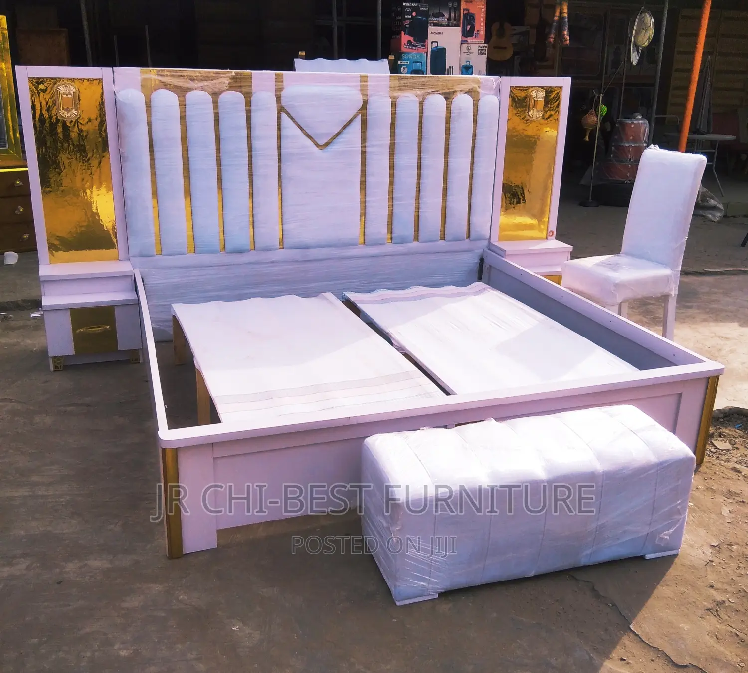 Quality 6 by 6 Unphostered / Padded Bedframe Foreign Remake
