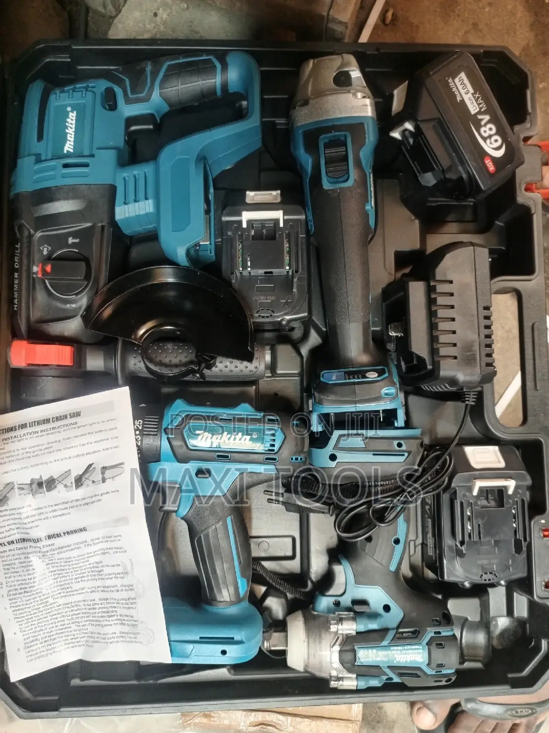 4 In 1 Makita Set Machines Heavy Duty